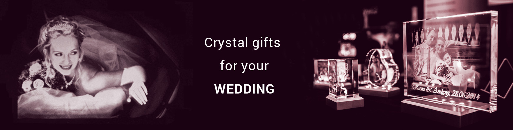 crystal wedding gifts